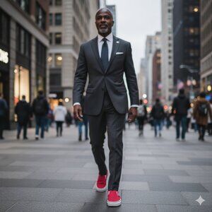 🛑 Vans Men's Classic Slip-On Shoes - Vibrant Red & Checkerboard | Size 12 US 🏁